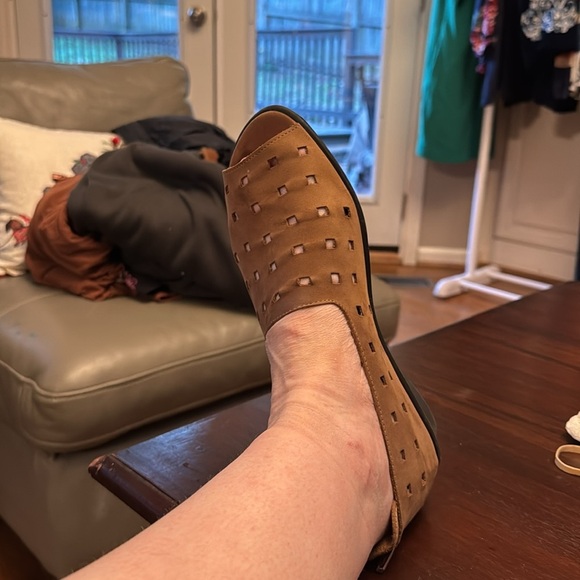 Sesto Meucci tan leather women’s Evonne sandals size 9 - Picture 7 of 8